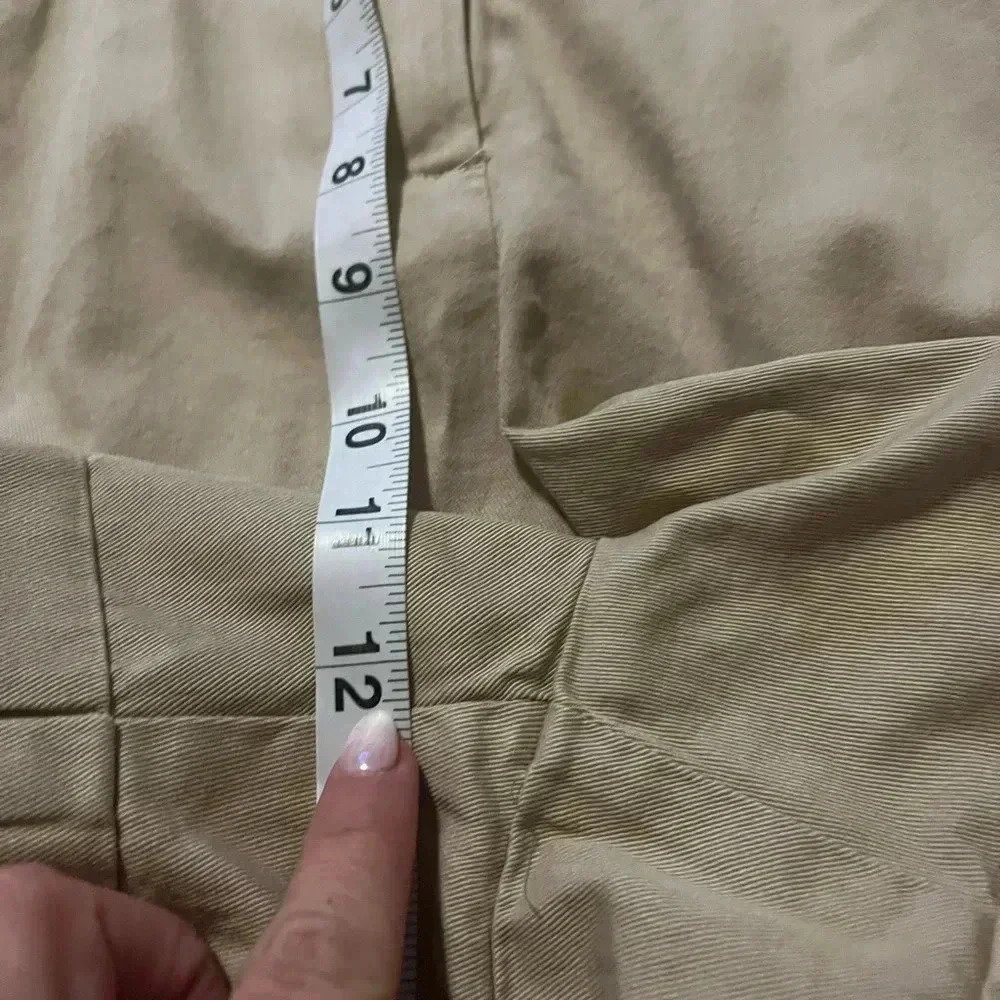 J Crew Shorts Pleated Khaki Chino 4” Inseam NWT Womens Size 16 Cotton - Picture 11 of 11